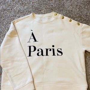 Crew neck sweatshirt
